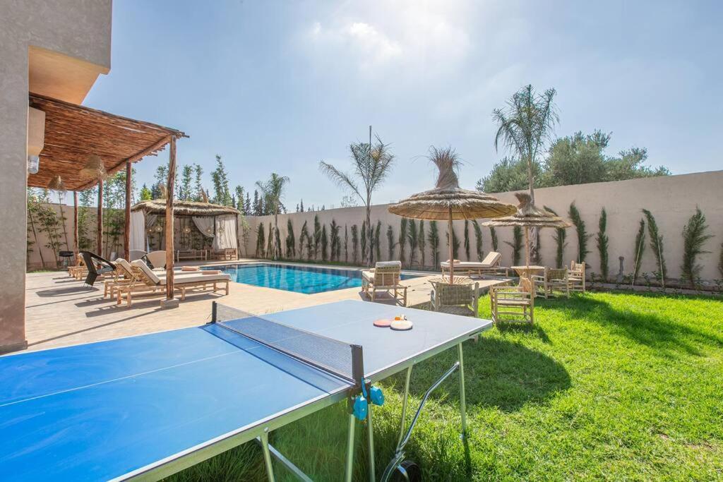 Villa Leila,Piscine , Grand Jardin, Jeux , Cuisiniere Marakéš Exteriér fotografie